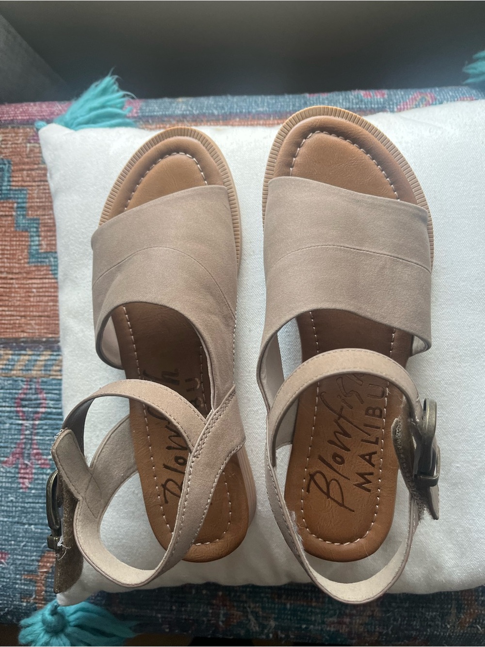 Blowfish malibu Open-Toe Sandals with Buckle Ankle Strap